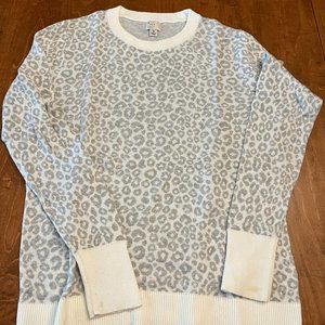 Cheeta print womens sweater
